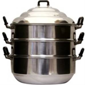 **** DIAMOND Aluminium Steam Pot& Lid 26cm