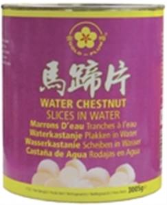 **** GOLD PLUM Sliced Water Chestnuts