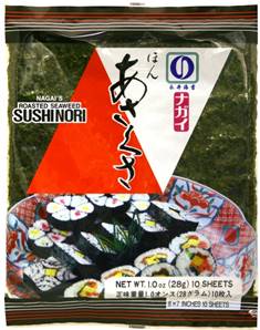 **** Nagai Roasted Seaweed SUSHINORI Red