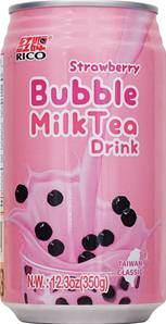 **** RICO Bubble Milk Tea Drink Strawberry