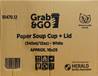 GRAB & GO 340ml/12oz Paper Soup Cup & Lid