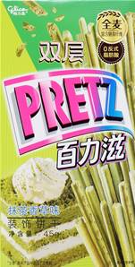 **** GLICO Pretz Matcha Herb Flavour