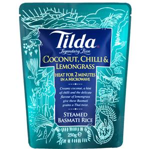 **** TILDA Steamed Basmati- Coconut,Chilli