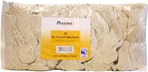 **** PREEMA Jumbo Mop Heads (10 Pack)