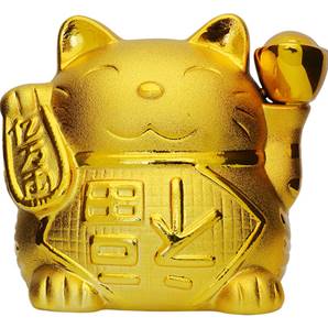 **** Ceramic 7" Golden Fortune Cat