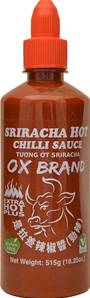 CL OX Sriracha ext hot plus chilli