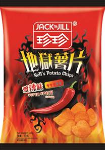 **** J&J Potato Chips Super Spicy Flv