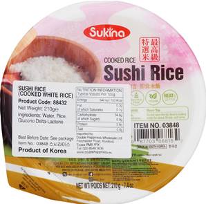 **** WANG Sushi Rice (Cooked) in Bowl