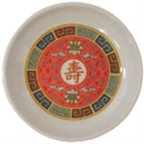 **** CL Red Melamine 3 inch Saucer