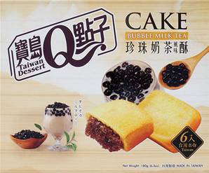 **** Q Bubble Milk Tea Cake