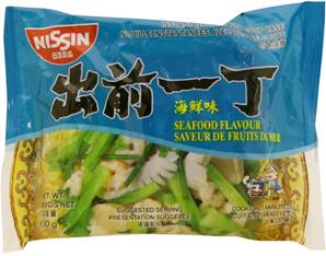 **** HK NISSIN Ramen Noodles Seafood Flv