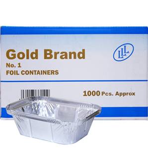 H-PACK/GOLD BRAND No.1 Foil Contrs 1000pcs