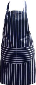 **** Blue Stripe Butcher Apron