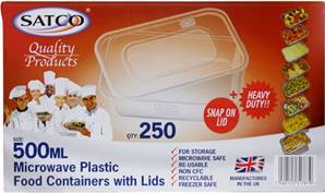 SATCO C500 Microwaveable Conts & Lids