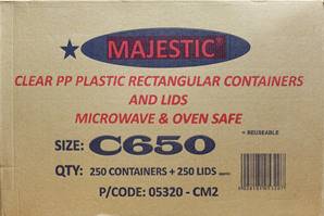 CL MAJESTIC C650 Conts & Lids Standard