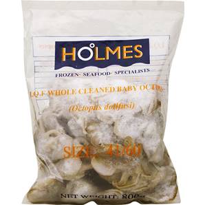 ++++ HOLMES/ARNO Gutted Baby Octopus 800g