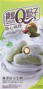 **** Q MOCHI Milk Mochi Roll Green Tea