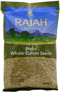 **** RAJAH Whole Jeera Seeds 400g