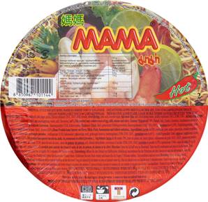 **** CL MAMA Bowl Noodles Tom Yum Flv