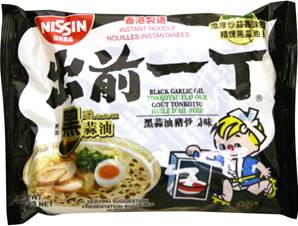 **** HK NISSIN Ramen Black Garlic Oil